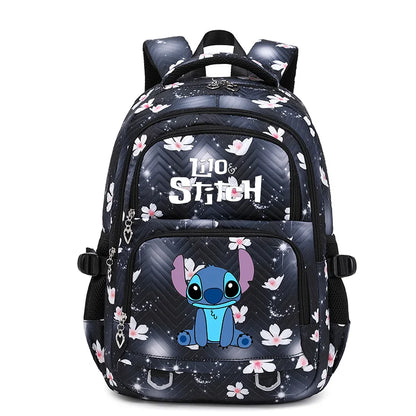 Mochila impermeable Disney Lilo Stitch para mujer, bolso de viaje para mujer, mochila escolar para adolescentes, mochila para libros