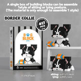 DIY Cute Dog Building Blocks Puppy Pet Model Animal Assemble Bricks Set Poodle Corgi Husky Cartoon Table Decor Gift for Kids
