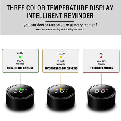 Termo inteligente con pantalla de temperatura, de acero inoxidable 304, con aislamiento al vacío, para BMW M Performance.