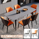 2pc dining chair Kitchen Chairs PU Padded Seat chair Cafe Chair Soft Bedroom Luxury Chairs Relaxing Home Furniture Kitchen Chair