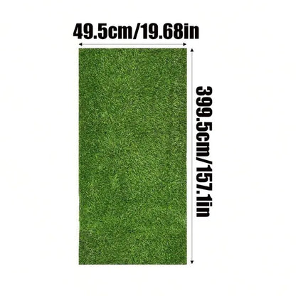 1 almohadilla de césped artificial realista para mascotas, esterillas de césped sintético grueso, alfombra de césped artificial para exteriores, jardín, patio, paisaje, perro 