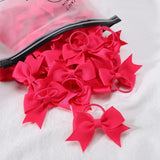 Bandas elásticas para el cabello para niñas, cinta de grosgrain, coletas, lazos, corbatas, soportes, accesorios, bebés, 10 piezas por lote 