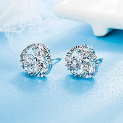 Novo 925 prata esterlina coração brincos moda de alta qualidade para o casamento feminino jóias finas acessórios presentes festa