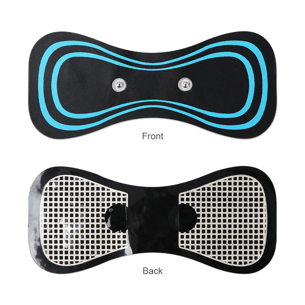 Mini masajeador cervical portátil EMS, camilla eléctrica para aliviar el dolor cervical y relajar los hombros.