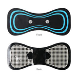 Mini masajeador cervical portátil EMS, camilla eléctrica para aliviar el dolor cervical y relajar los hombros.