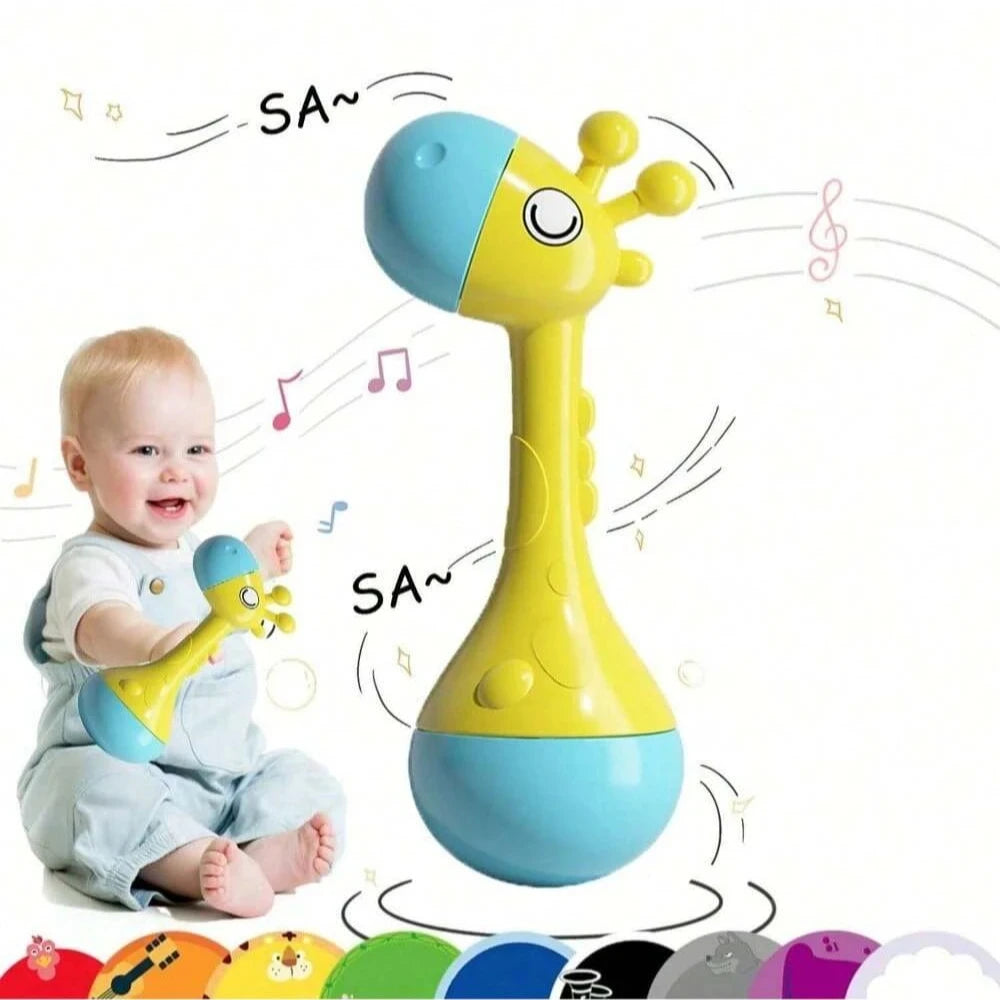 Baby Toys 0 6 Months Rattle Teether Development Games Sensory Toys Soft Silicone Teether Chewable For Newborns Babies 12 Months