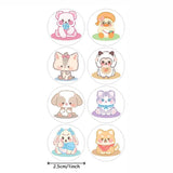 100-500pcs Cartoon Animal Stickers Teacher Reward Stickers for Kids, Party Decoration Sticker for School Classroom Home