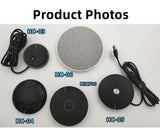 HCSTVCON Microphone Omnidirectional Video Conference Mini Portable 360° Voice Pickup USB Plug for Meeting Business Online Live