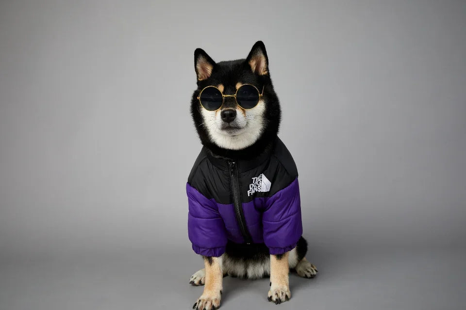 Puppy Coat Dog Down Jacket The Dog Fans Winter Pet Clothes for Small Medium Dogs Warm Thick Dog Vest French Bulldog Dropshipping