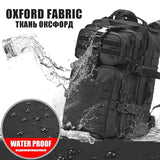 QT&amp;QY 45L Man Tactical Backpacks HkingTraveling Bags Survival Outdoor 3P Assault Pack EDC Molle Pack for Trekking Hunting Bag