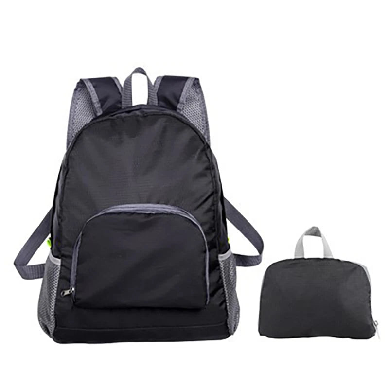 New Foldable Backpack Lightweight Nylon Casual Backpack Outdoor Travel Men Women Daypack Student Schoolbag Simple Knapsack
