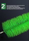 30/40/50cm Koi Pond Filter Brush 10pcs Fish Pond Filter High-density Brush Skimmer Aquarium Filtration System Cleaning Tools