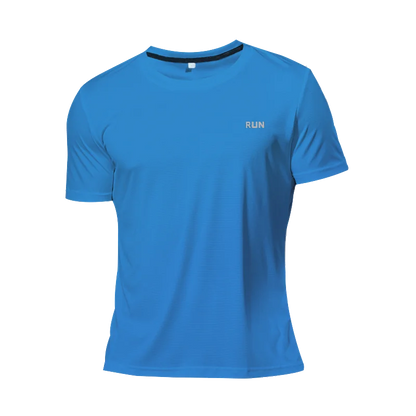 Long and Short-Sleeved T-Shirt Fitness Sports Tops Morning Running Ice Silk Quick Dry Outdoor Mountaineering Gym Clothing Men