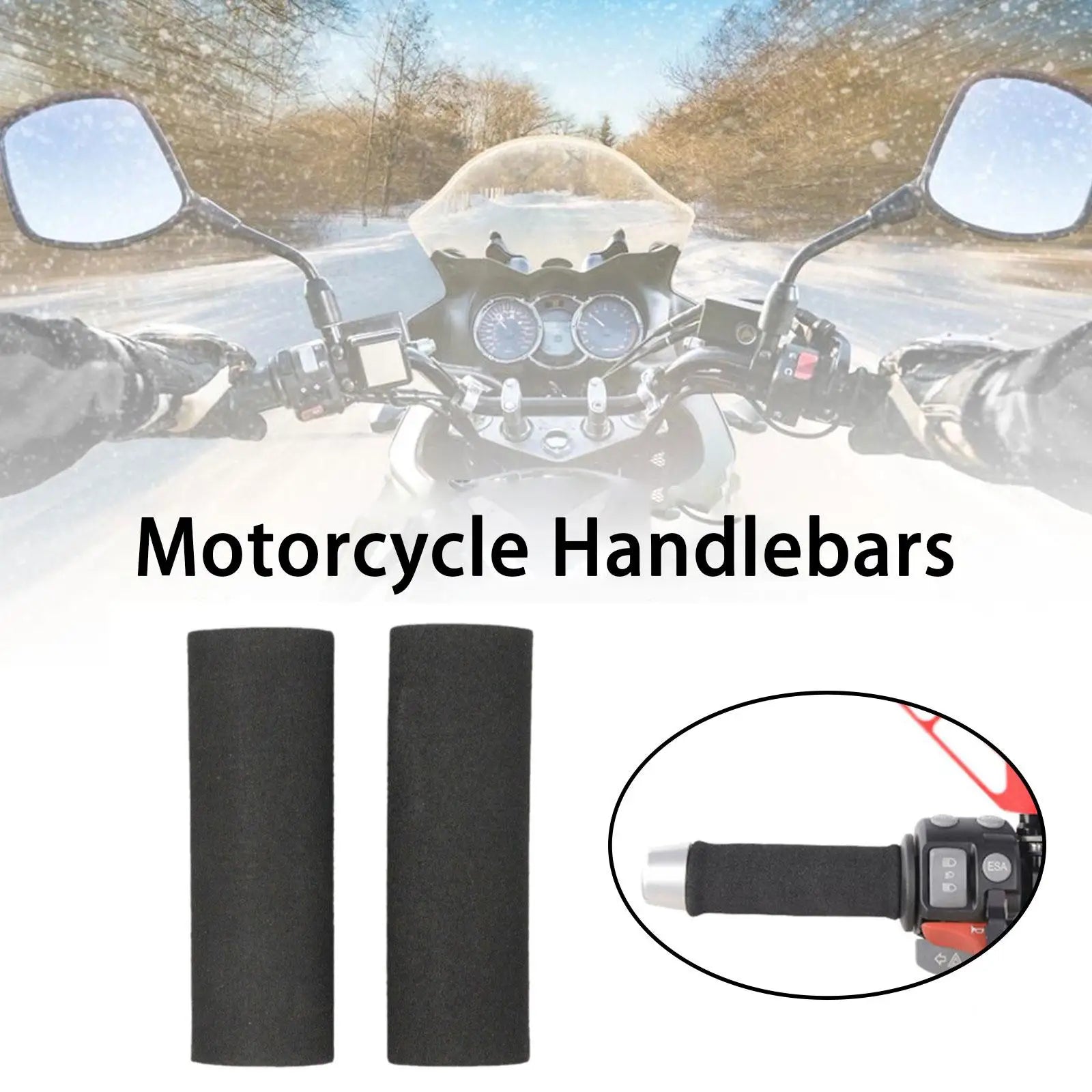 Foam Motorcycle Handle Grip Cover For R1200gs R1250gs Gs R 1200 1250 Gs F650gs Slip On Anti-slip Handlebar Co D3w5