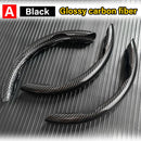 3PCS Carbon Fiber Car Round Steering Wheel Cover Non-Slip Steering Cover Protector Anti Dust Washable Interior Auto Accessories