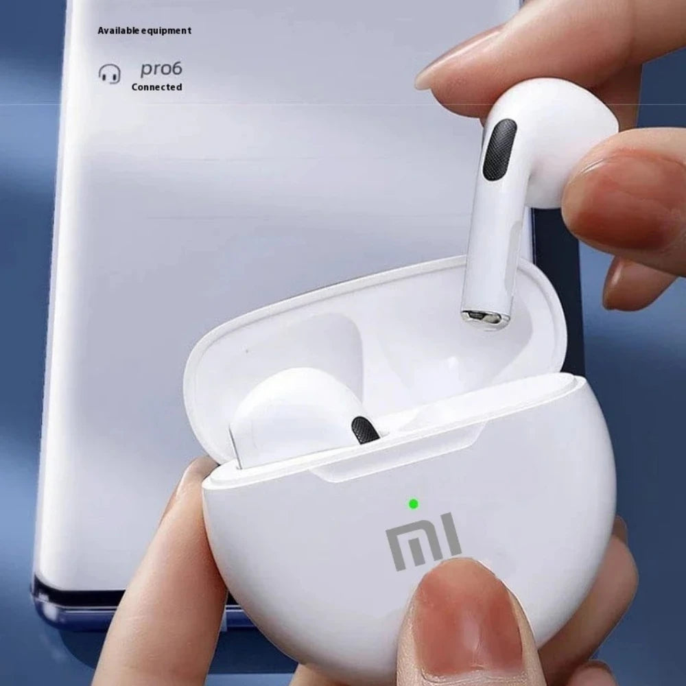 Xiaomi Pro6 Headphone Bluetooth 5.2 TWS 9D HIFI Earphones Gaming Stereo Call Earphone For iPhone Android Smartphones Earbuds