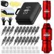 Kit de tatuaje inalámbrico DM, minimáquina cohete completa, estuche de batería, aguja, tinta, pluma rotativa para tatuaje, kit de maquillaje permanente para tatuaje.
