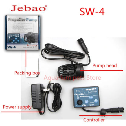 New Jebao Marine Aquarium Wireless Wave Maker MLW-5 SLW SW ALW Wave Pump with WiFi LCD Display Controller wave pump Coral