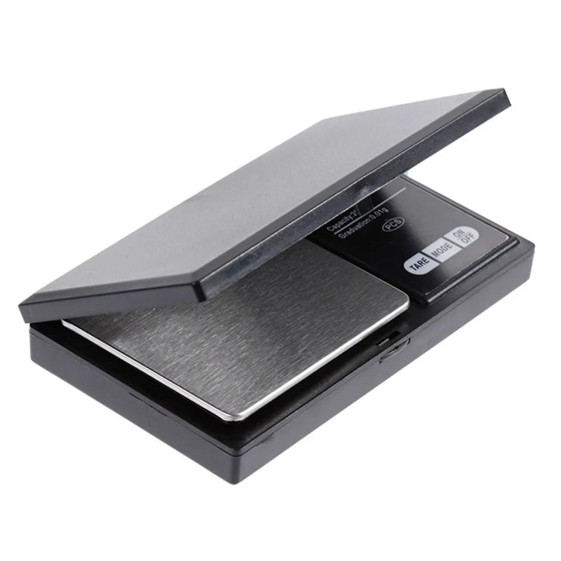 0.01g Jewelry Mini Stainless Steel Electronic Scale Digital Pocket Scale Gold Gram Balance Weight Scale Portable Pocket Scale