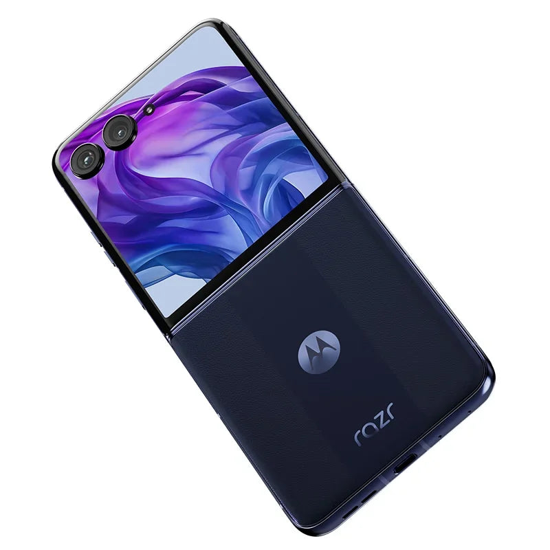 Motorola Moto Razr 50 Ultra 5G Foldable Phone Flip 6.9inch pOLED Display Snapdragon 8s Gen3 Wireless Charging Taiwan Version