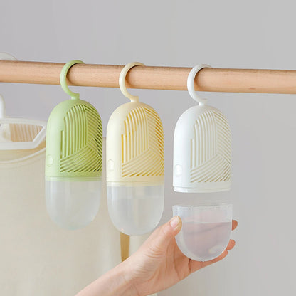 Clothes Dehumidification Box Reusable Hanging Dehumidifier Packs Anti-Mold with Water Collector&Hook for Wardrobe Closet Cabinet