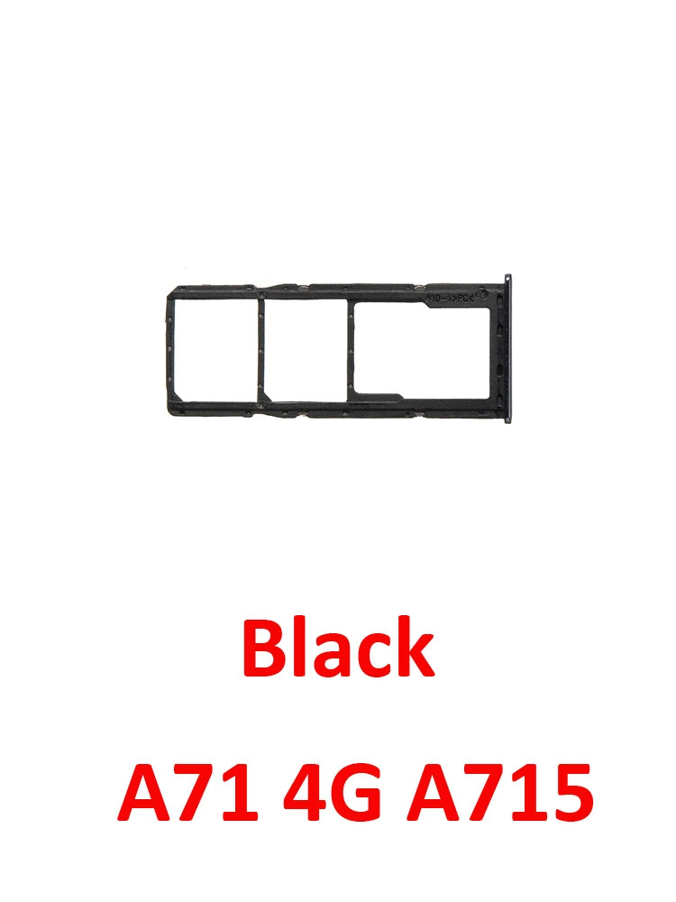 Sim Card Tray Slot For Samsung Galaxy A01 A11 A21s A31 A41 A51 A71 4G 5G Phone SIM Micro SD Card Chip Drawer Holder