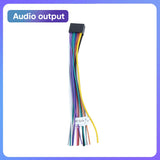 MAMSM Microphone 4G Card Fan USB GPS Rear View Camera RCA Output AUX SIM Slot Radio Converter 16PIN Power Cable For Car Radio