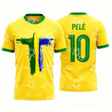 2026 Pelé Brazil Team Football Jersey Match & Training Kit Summer Sports Men's T-Shirt Children's Clothing Tee Y2k Woman
