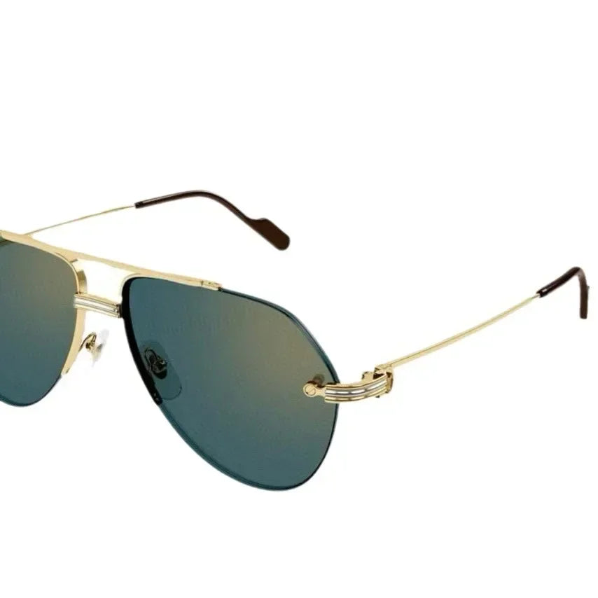 Ollymurs  Frameless Brushed SunglassesDesigner CT0427S CAR Card Home New Men's Comfortable Fashion Anti-ultraviolet Sunglasses