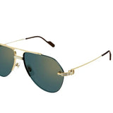 Ollymurs  Frameless Brushed SunglassesDesigner CT0427S CAR Card Home New Men's Comfortable Fashion Anti-ultraviolet Sunglasses