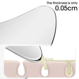 New Stainless Steel Gua Sha Scraper Heart Shape Universal Face Massager Guasha Massage Tool for Facial Beauty Eye Massage