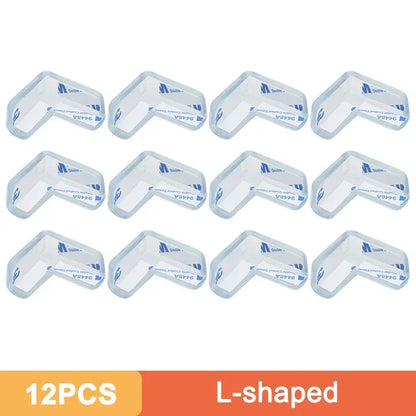 Protetor De Silicone De Segurança Do Bebê, Canto Da Mesa, Tampa De Proteção De Borda, Tomada Elétrica, Crianças Anti-Colisão Guards, 12Pcs