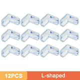Protetor De Silicone De Segurança Do Bebê, Canto Da Mesa, Tampa De Proteção De Borda, Tomada Elétrica, Crianças Anti-Colisão Guards, 12Pcs