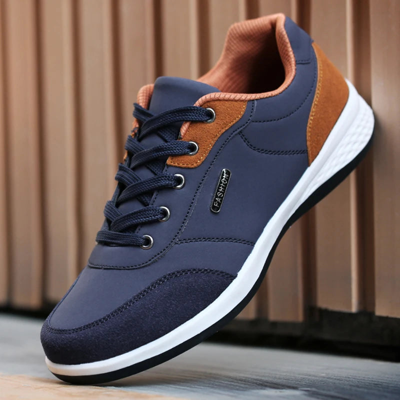 New Balance Men's Leather Shoes Sneaker Trend Sport Shoes Breathable Men's Sneakers Non-slip Footwear Holiday Shoes for Men