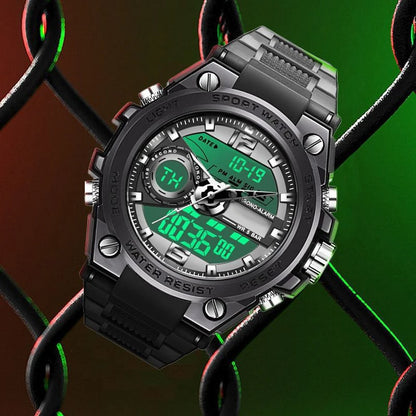 Men Military Digital Waterproof Wristwatch LED Quartz Clock Sport Watch