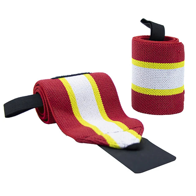 1 Pair Gym Training Wristband Extra Strength Workout Weight Lifting Strap Bandage Fitness 