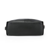 Genuine Brand Soft Leather Shoulder Bag For Women Casual Tote Bag Female Solid Color Purse Simple Design Handbag Commuting Sac