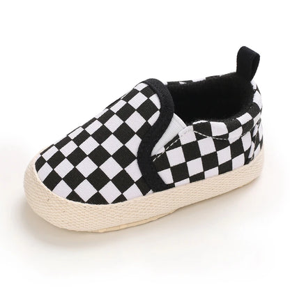 Newborn Baby Canvas Shoes Anti-slip Soft Baby Boy Girl Sneakers Casual Multi-Color Toddler First Walkers Crib Shoes