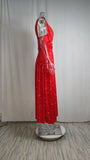 Vestidos de noche sexys para mujer, elegantes y rojos, para cóctel, fiesta, gala, graduación, ocasión formal de lujo, vestido de dama de honor.