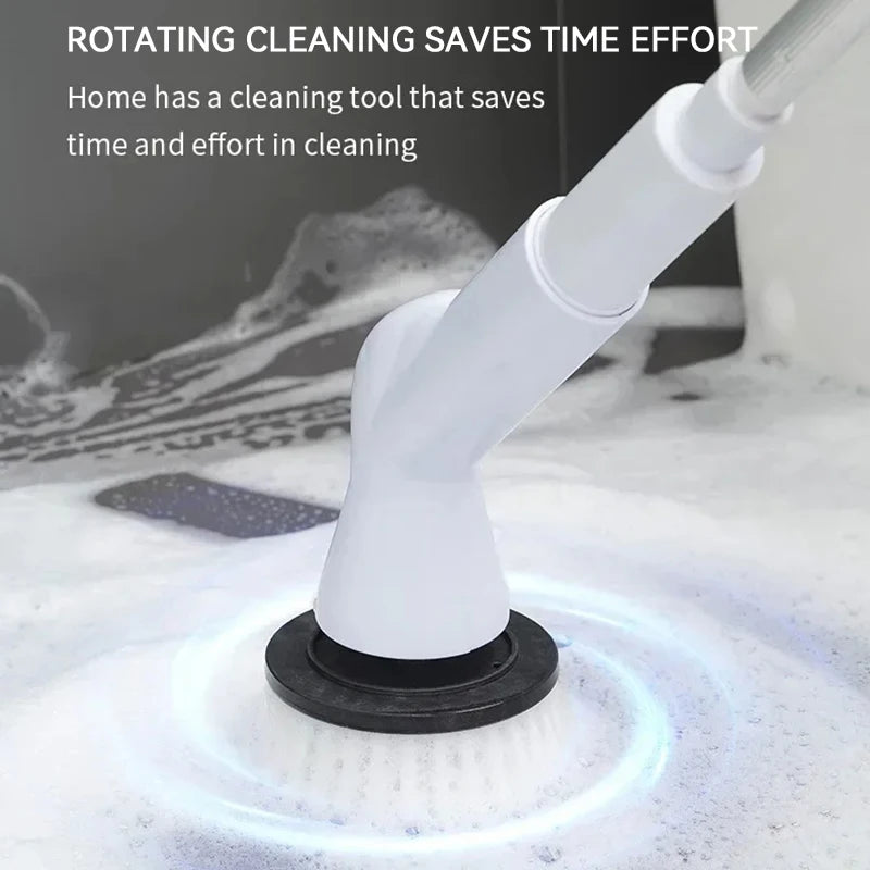Xiaomi 6-in-1 Electric Cleaning Brush 2000mAh Cordless Electric Rotary Cleaning Brush Shower Cleaning Brush Kitchen Bathroom