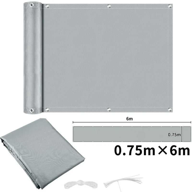 Waterproof Privacy Fence Screen Fence Covering Privacy with Grommets UV Protection Fencing Shade Cover for Outdoor Yard Backyard