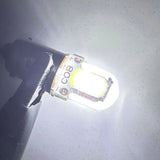 2PCS BA9S LED T4W H6W LED-CANBUS COB 2LED Bulb Car Interior License Plate Light Marker Reading Auto Lamp White 6000K 12V