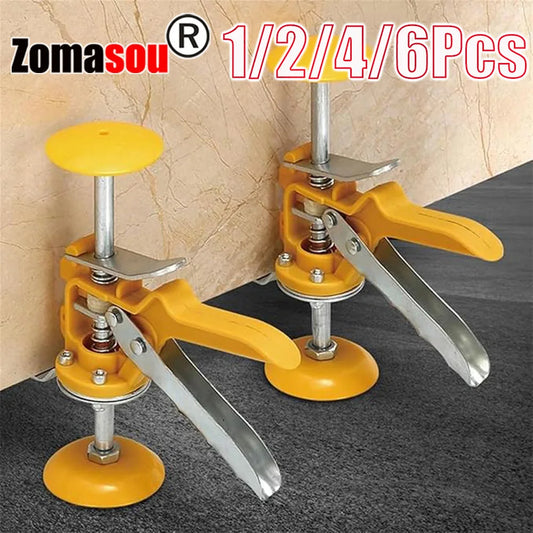 1-6PCS Tile Height Adjuster Wall Tile Ceramic Height Locator Adjuster for Tile Fixing Leveling System Hand Construction Tool