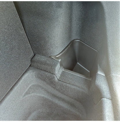 USVOTOV Trunk Organizer for Tesla Model Y Juniper Launch Refresh 2025 Rear Trunk Storage Bins Side Box Organiser TPE Accessories