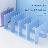 Multi-function Book Magazine Bookshelf Storage Bookends Stand Desk Organizer Holder for Books CD Files School Office Supplies