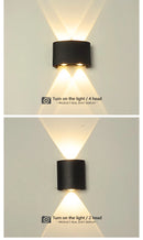 Modern LED Wall Lights Indoor and Outdoor Waterproof Wall Lights Living Room Corridors Courtyard Gardens Outdoor Wall Lights