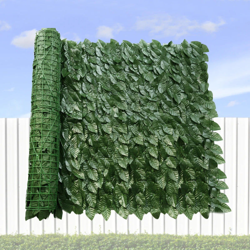 Outdoor Ivy Wall Fence Plastic Faux Hedges Fence Wall Screen Stitchable Greenery Eco-friendly Multifunctional Garden Home Decor