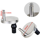 O-Shaped Toilet Seat Slow Close Quiet Lid Thickened Durable for Both Adults Children Universal Bathroom Accessories