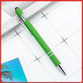 50pcs Light Metal Ballpoint Pen Touch Screen Pen Office School Advertising Pen Custom Logo Text Engraving Laser Engraving