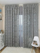 1pc Decorative Cut-Out Design Twining Leaves Sheer Curtain For Bedroom/Living Room